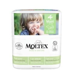 Еко пелени за бебета между 7 и 18 кг. от Moltex нежни и удобни от www.biobabycare.bg