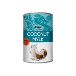 Био Кокосово Милки на Dragon Superfoods има характерен, сладникав кокосов вкус и млечно-бял цвят oт biobabycare.bg