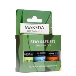 Комплект За Ароматерапия Stay Safe Set включва необходимите масла, за да направи организма по-устойчив в периоди на вируси, да възпрепятства развиването на инфекции oт biobabycare.bg